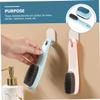 IWOWHERO 2pcs Shoe and Laundry Scrub Brushes Cleaning Brushes with Soft Bristles for Clothes Shoes and Household Stains Removal Comfortable Grip Blue view 2