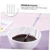 BESTYASH 4pcs Cosmetic Mask Spatulas Thickened Plastic Cream Spatula Mixing Spoons Facial Mask Applicators for Skincare Beauty Tools and Face Care view 4
