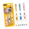 DECORNIJIA Kids Toothbrushes Bathroom Accessories with Soft Bristles 6pcs for Oral Care and Comfortable Grip Handle, Plastic Manual Toothbrush Set for Children Aged 2-5 view 1