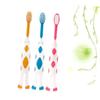 DECORNIJIA Kids Toothbrushes Bathroom Accessories with Soft Bristles 6pcs for Oral Care and Comfortable Grip Handle, Plastic Manual Toothbrush Set for Children Aged 2-5 view 3