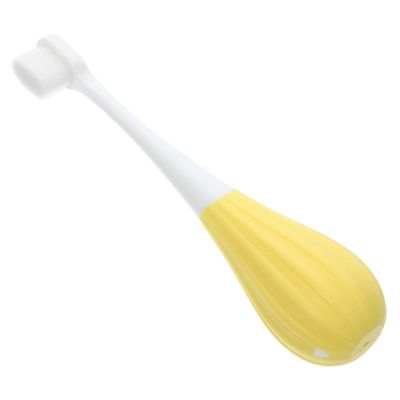 BIUDECO Childrens Toothbrush Extra Soft Bristles Manual Tooth Brush for Toddlers 2-5 Years Old Yellow Single Pack Baby Oral Care