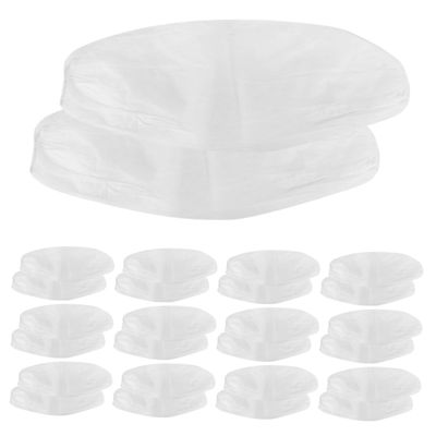 DECORNIJIA 50Pcs Protective Arm Protectors Protective Sleeves Breathable Disposable Non-Woven Fabric White Arm Covers for Work and Home Cleaning