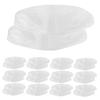DECORNIJIA 50Pcs Protective Arm Protectors Protective Sleeves Breathable Disposable Non-Woven Fabric White Arm Covers for Work and Home Cleaning view 1