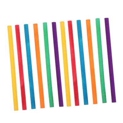 EPIGEIST 500 Pcs Wooden Ice Cream Sticks for DIY Ice Lolly Making, Easy to Hold Comfortable Handle Feel, for Woodworking and Craft Supplies