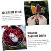 EPIGEIST 500 Pcs Wooden Ice Cream Sticks for DIY Ice Lolly Making, Easy to Hold Comfortable Handle Feel, for Woodworking and Craft Supplies view 2