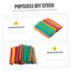 Gogogmee Wooden Ice Cream Making Sticks 500 Pcs with Comfortable Handle Feel and Safe to Use for DIY Ice Pop Craft Projects and Home Decor view 3
