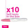 BIOSYNEX - Ovulation Test (Box of 10) - Fertility Period Home Test - Conception Support: Find Your 2 Peak Days view 2