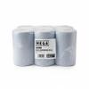 Mega Packaging Pack of 12, 2 Ply Blue Tissue Roll Centre Feed Super Absorbent 300 Sheets Per Tissue Paper Roll Food Safe & Recyclable Blue Paper Rolls for Kitchen, Bathroom & Commercial Cleaning view 2
