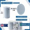 Mega Packaging Pack of 12, 2 Ply Blue Tissue Roll Centre Feed Super Absorbent 300 Sheets Per Tissue Paper Roll Food Safe & Recyclable Blue Paper Rolls for Kitchen, Bathroom & Commercial Cleaning view 4