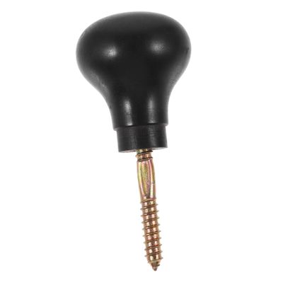 Wooden Cane Handle Replacement with Connector Screw, Polished Round Knob