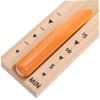 AUTSUPPL Wood Hourglass Sand Timer for Sauna Bathhouse 15 Minute Rotating Timer with Heat-resistant Glass for Bathroom and Restaurant Use view 3