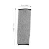 Beaupretty Cut Resistant Arm Sleeves Soft Flexible Forearm Guards Breathable Protective Covers for Work Safety and Multi- Protection Gray view 2