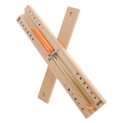Amosfun Sauna Timer Hourglass Timer Wood Sandglass for Spa Bathhouse Sauna Stoves Cooking Hourglass