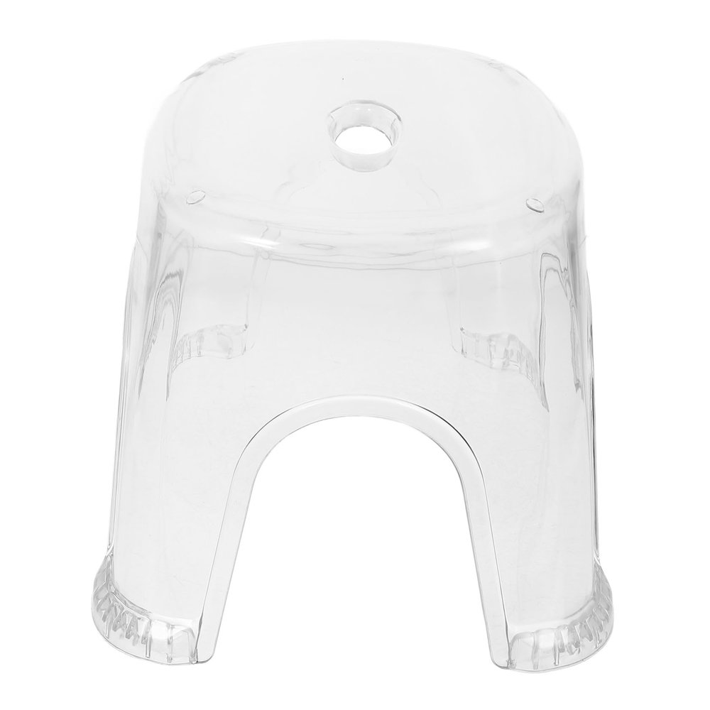 IWOWHERO Portable Short Step Stool with Ergonomic Design Made of Sturdy Pp Material, for Kitchens and Schools, Lightweight and Anti-Skid Foot Stool for Safe Use