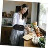 ERINGOGO 2 Pairs Kitchen Sleeves Waterproof Arm Protection Sleeves Flexible Polyester Fabric Oil-Proof for Dishwashing Cleaning Kitchen view 4