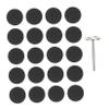 DECORNIJIA Electric Grinding Accessories Nail Sanding Slices Set with Volcanic Stone and Stainless Steel Material for Nail Trimming and Removal, Pedicure Sanding Discs with Adhesive Back view 1