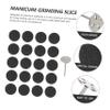 DECORNIJIA Electric Grinding Accessories Nail Sanding Slices Set with Volcanic Stone and Stainless Steel Material for Nail Trimming and Removal, Pedicure Sanding Discs with Adhesive Back view 3