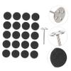 DECORNIJIA Electric Grinding Accessories Nail Sanding Slices Set with Volcanic Stone and Stainless Steel Material for Nail Trimming and Removal, Pedicure Sanding Discs with Adhesive Back view 4