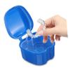 BELLIFFY Denture Soaking Container and Brush Kit 6pcs Set with Lid, Leakproof False Teeth Storage Case for Travel and Daily Cleaning view 3
