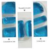BELLIFFY 2pcs Nose Gel Ice Packs Cold Compress Cooling Ice Pack for Nose Bleeding Therapy Handy Size TPU Gel Material Suitable for Home Use view 3