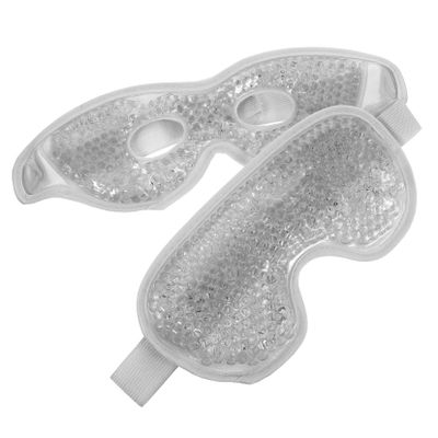 LALADEFIEE 2pcs Eye Cooling Gel Packs Sticky Band for Summer Use Hot and Cold Therapy Eye Pads Made of PVC Gel Reduces Dark Circles