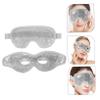 LALADEFIEE 2pcs Eye Cooling Gel Packs Sticky Band for Summer Use Hot and Cold Therapy Eye Pads Made of PVC Gel Reduces Dark Circles view 2