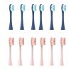 12PCS Replacement Tooth Brush Heads,Compatible for Oclean X/X PRO/ Z1/ F1/ One/Air 2 /SE Sonic Soft Electric(6 Dark Blue 6 Pink)