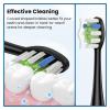 5 Pcs/10 Pcs Replacement Brush HeadsCompatible for AquaSonic Black Series Vibe Pro Duo Electric Toothbrush(10 pcs BK) view 3