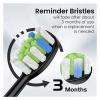 5 Pcs/10 Pcs Replacement Brush HeadsCompatible for AquaSonic Black Series Vibe Pro Duo Electric Toothbrush(5 pcs BK) view 2