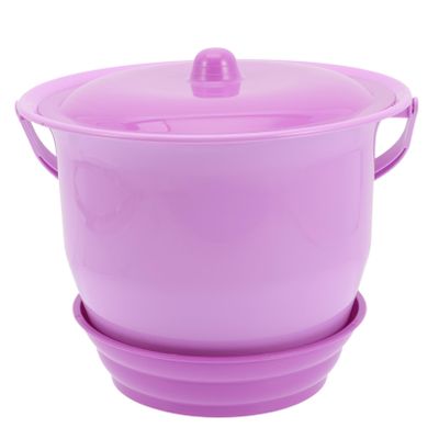 COLLBATH Portable Easy with Pot for Handle Children Plastic and Chamber, to Store Use Spittoon Bed Pan Unisex Kids Suitable for Home and Travel