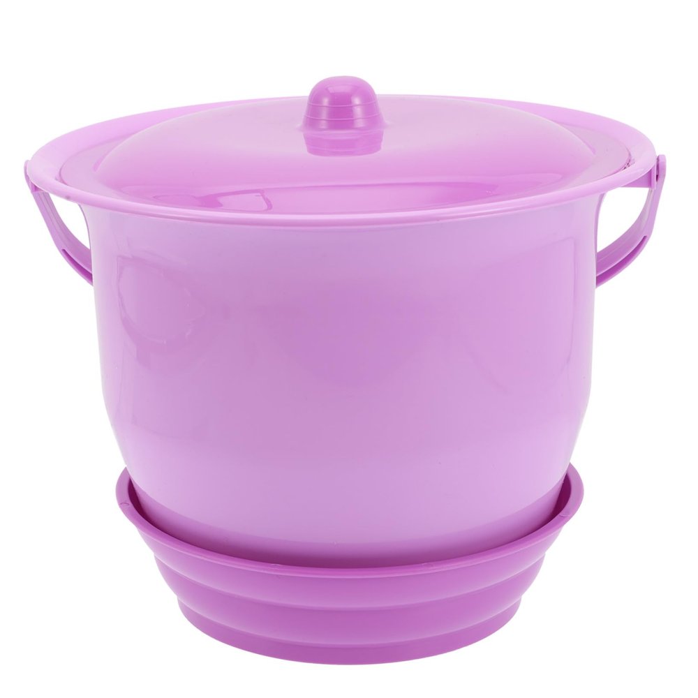 COLLBATH Portable Easy with Pot for Handle Children Plastic and Chamber, to Store Use Spittoon Bed Pan Unisex Kids Suitable for Home and Travel