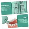 Baluue Children Silicone Toothbrush 3D Triple-Sided Oral Toothbrush for Toddlers in Light Blue with OPP Bag Soft Silicone Teeth Cleaner for Kids Dental Care view 3