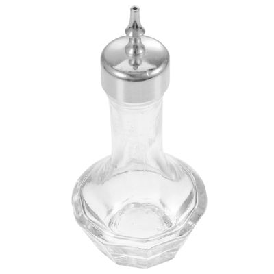 Toyvian Glass Bitters Bottle 50ml for Home Bar with Stopper
