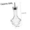 Toyvian Glass Bitters Bottle 50ml for Home Bar with Stopper view 2