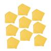 TOYANDONA Greaseproof Paper Convenient Food Wrappers 100pcs Oil-Proof Yellow Yellow Gingham Check Pattern Sandwich Wrapping Papers for Cafes and Restaurants view 1