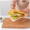 ERINGOGO Sandwich Wrappers Made of Sturdy Paper Grease-Proof Yellow 100pcs Oil-Proof Packaging for Restaurants and Cafes, for Sandwich Wrapping and Food Presentation view 4