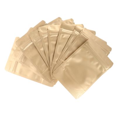 TOGEVAL 50pcs Stand up Sealed Food Storage Bag Resealable Airtight Pouch for Home Storage Snack Bags Secure Lock Function