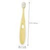 VILLFUL 3pcs Toothbrush Soft Bristles Cleaner Adorable Design Small PP Material Training Brush for Oral Care Random Color view 2