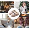 Electric Heated Slippers,Heating Booties Electric Heated Plush Slippers | Plush USB Feet Warmers, Fuzzy for Home, Travel, Bedroom Comfort view 4