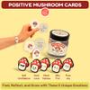 Stofinity Emotional Support Mushroom Gifts For Women - 60 Positive Mushroom Birthday Card, Mothers Day Gifts for Mom, Jar Of Daily Affirmation Cards For Women Desk Accessories view 3