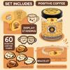 Stofinity Emotional Support Coffee Jar With 60 Affirmation Cards, Cute Coffee Lover Gifts For Women And Men, Funny Birthday Gifts For Best Friend, Girlfriend, Coworkers view 2