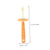 DECOMELODY 3pcs Rotatable Toothbrush Boys and Girls Toothbrush Supple Bristles Manual Oral Cleaning Tool for Boy Girl's Dental Care at Home Travel Random Color view 2