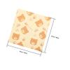 FONDOTIN Greaseproof French Fries Paper Food Wrapping Paper 20 X 20 CM Light Brown Unbleached Waterproof Odourless Parchment Liner for Sandwiches Burgers and Kitchen Baking view 2