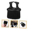 DINHEAROM 2 Pcs Men Beard Brush with Ring Grip Portable Hair Detangling and Styling Brush for Beard Cleaning and Flyaway Hair Removal Barber Neck Duster for Home and Salon Use view 2