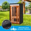 Ancsttu Sauna Cover Outdoor Waterproof - Heavy Duty Waterproof Accessories - Outdoor Sauna Protective Cover | for Home Holiday Yard Backyard Deck Poolside Courtyard Landscaping Park Garden view 3