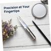 Anneome LED Light Eyebrow Clip Tweezers for Facial Hair Women Brow Tweezers Precision LED Lamp for Eyelash Remover view 3