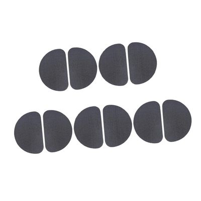TOGEVAL Shoe Sole Protectors with Thickened Sturdy Anti-wear Cushion 5 Pairs Non-Slip Rubber High Heel Front Sole Pads for Travel and Outdoor Activities