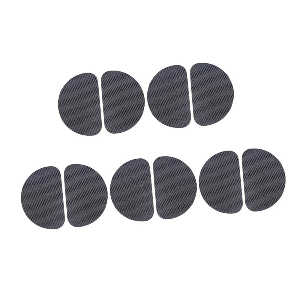 TOGEVAL Shoe Sole Protectors with Thickened Sturdy Anti-wear Cushion 5 Pairs Non-Slip Rubber High Heel Front Sole Pads for Travel and Outdoor Activities