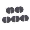 TOGEVAL Shoe Sole Protectors with Thickened Sturdy Anti-wear Cushion 5 Pairs Non-Slip Rubber High Heel Front Sole Pads for Travel and Outdoor Activities view 1
