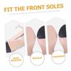TOGEVAL Shoe Sole Protectors with Thickened Sturdy Anti-wear Cushion 5 Pairs Non-Slip Rubber High Heel Front Sole Pads for Travel and Outdoor Activities view 3